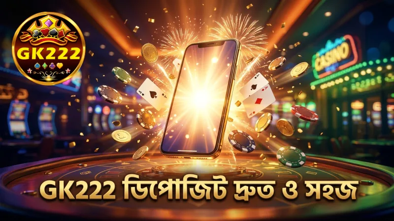 GK222 ডিপোজিট দ্রুততার সাথে গেমিং উপভোগ নিশ্চিত করে