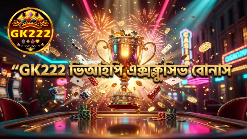 উচ্চ ক্যাশব্যাক ও এক্সক্লুসিভ বোনাসে GK222 ভিআইপি সদস্যরা উপকৃত হন