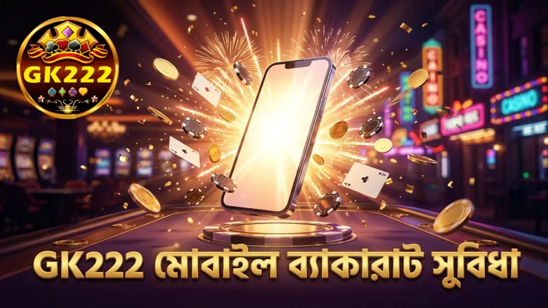 লাইভ ব্যাকারাট মোবাইল ইন্টারফেসে দ্রুত খেলার সুবিধা GK222 তে।