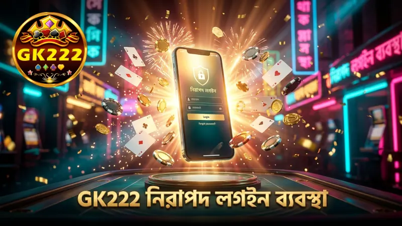 নিরাপদ লগইন ও আর্থিক লেনদেনের জন্য GK222 এর ব্যবস্থা