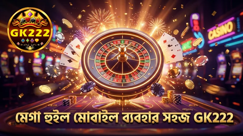মেগা হুইল মোবাইল ইন্টারফেসে ব্যবহার সহজ ও দ্রুত।