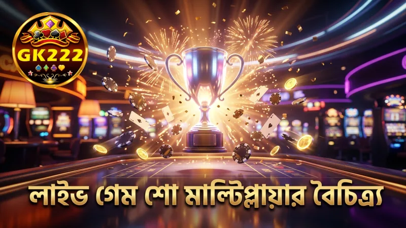 লাইভ গেম শোতে মাল্টিপ্লায়ার এবং বেটিং বৈচিত্র্য গুরুত্বপূর্ণ।