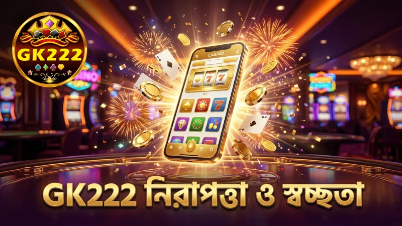 GK222 প্ল্যাটফর্মে নিরাপদ ও স্বচ্ছ বেটিং অভিজ্ঞতা নিশ্চিত।