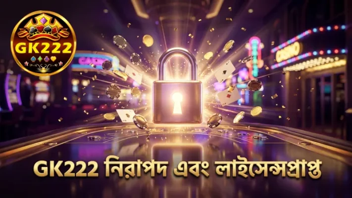 লাইসেন্স ও নিরাপত্তা নিশ্চিত করে GK222 তে খেলা নিরাপদ।