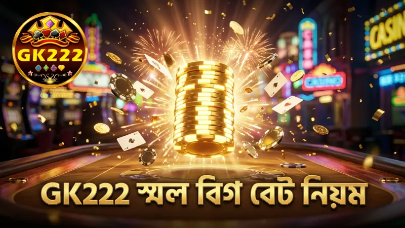 বাজির সীমা এবং স্মল-বিগ বেট ব্যবহারে GK222 এর নির্দিষ্ট নিয়ম।